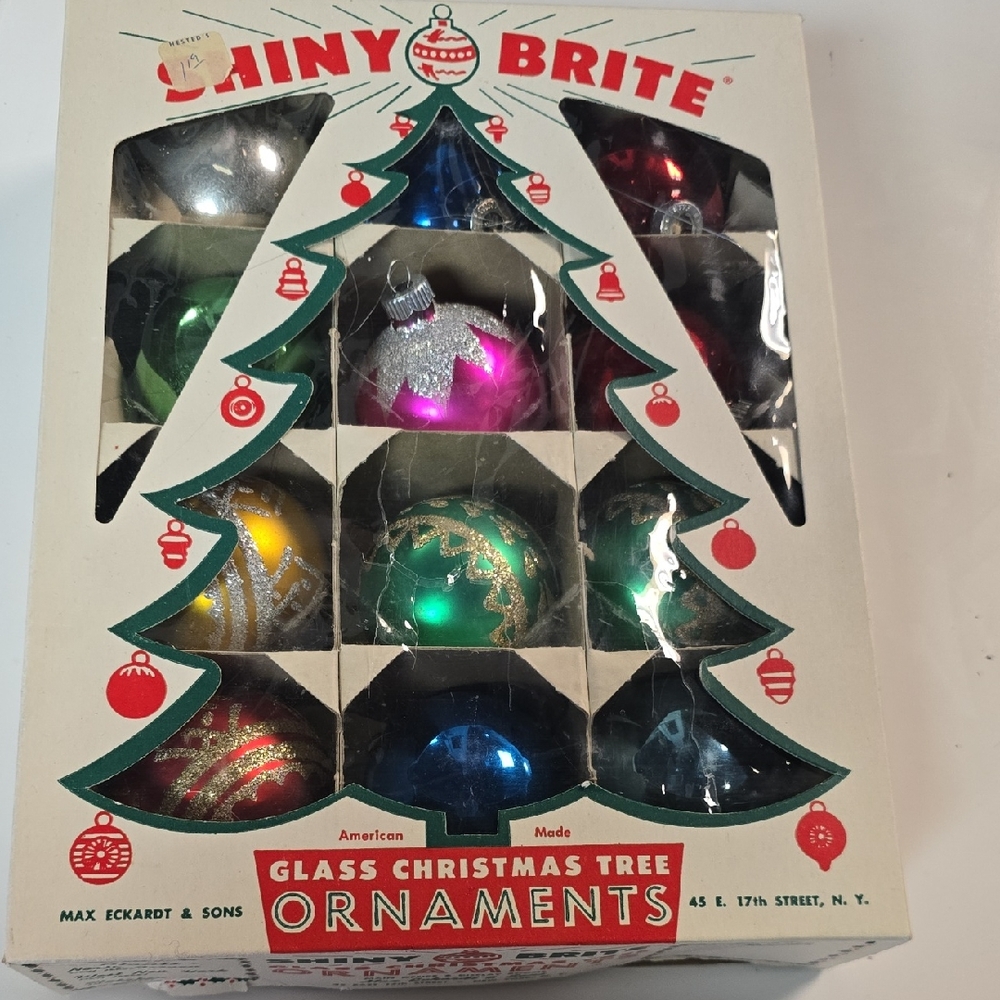 Vintage Shiny Bright Ornament Set